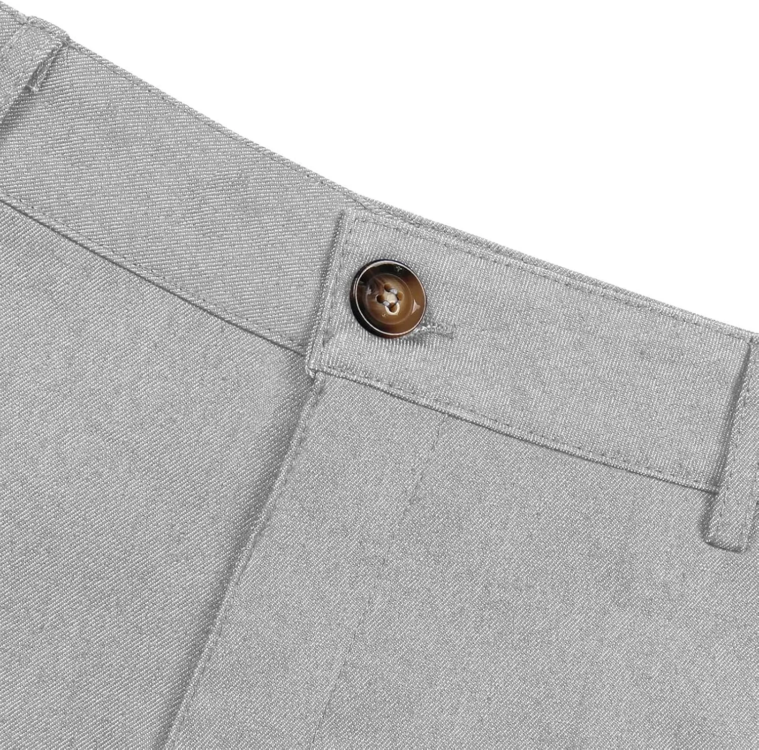 Men's Golf Pants Slim Fit Stretch Work Dress Pants Quick Dry Lightweight Business Casual Trousers with Pockets