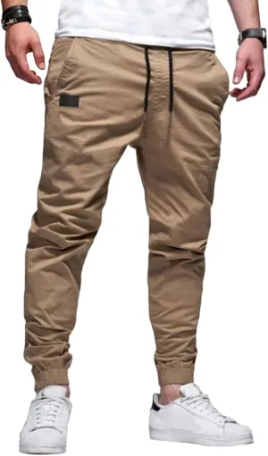 Men's Joggers Sweatpants Slim Fit Jogger Pants Drawstring Gym Running Workout Pant with Pockets