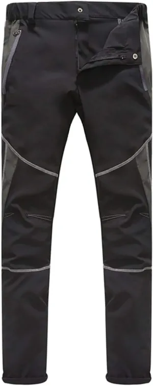 Mens Quick Dry Hiking Pants Waterproof Lightweight Fishing Safari Work Trousers Outdoor Zip Pockets Tactical Pants