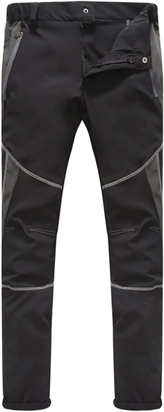 Mens Quick Dry Hiking Pants Waterproof Lightweight Fishing Safari Work Trousers Outdoor Zip Pockets Tactical Pants