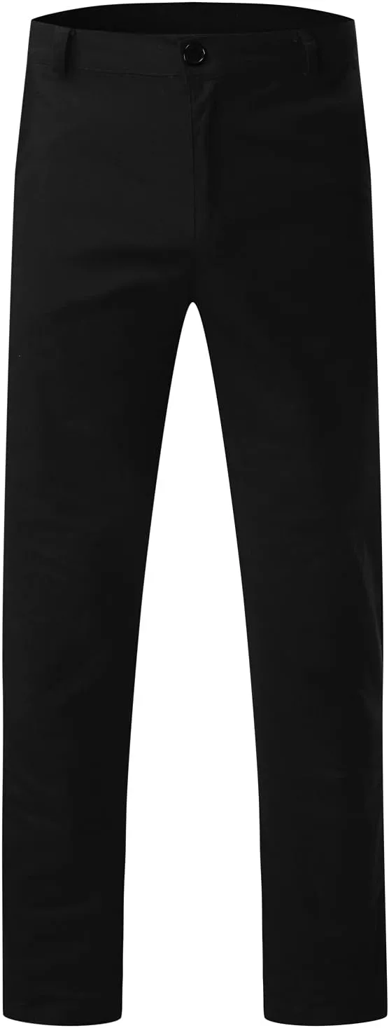 Mens Slim Fit Skinny Chino Pants Solid Tapered Stretchy Casual Trousers for Men Comfort Flat Front Dress Pants for Work