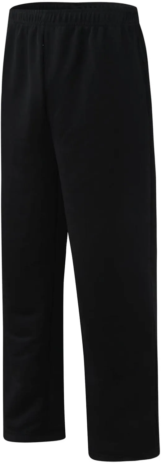 Mens Straight Leg Pants Casual Loose Fit Classic Trendy Solid Sweatpants Outdoor Workout Running Trousers with Pockets