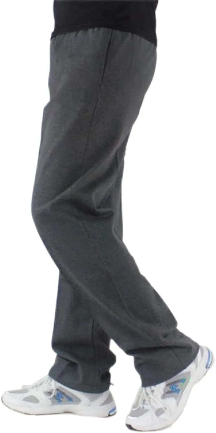 Mens Straight Leg Pants Casual Loose Fit Classic Trendy Solid Sweatpants Outdoor Workout Running Trousers with Pockets