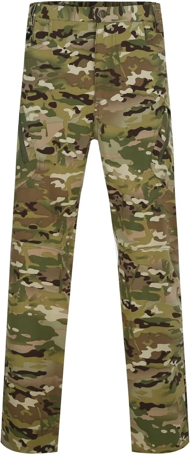Men's Tactical Pants Classic Fit Cargo Pants Joggers Running Workout Gym Track Golf Pants Work Trousers