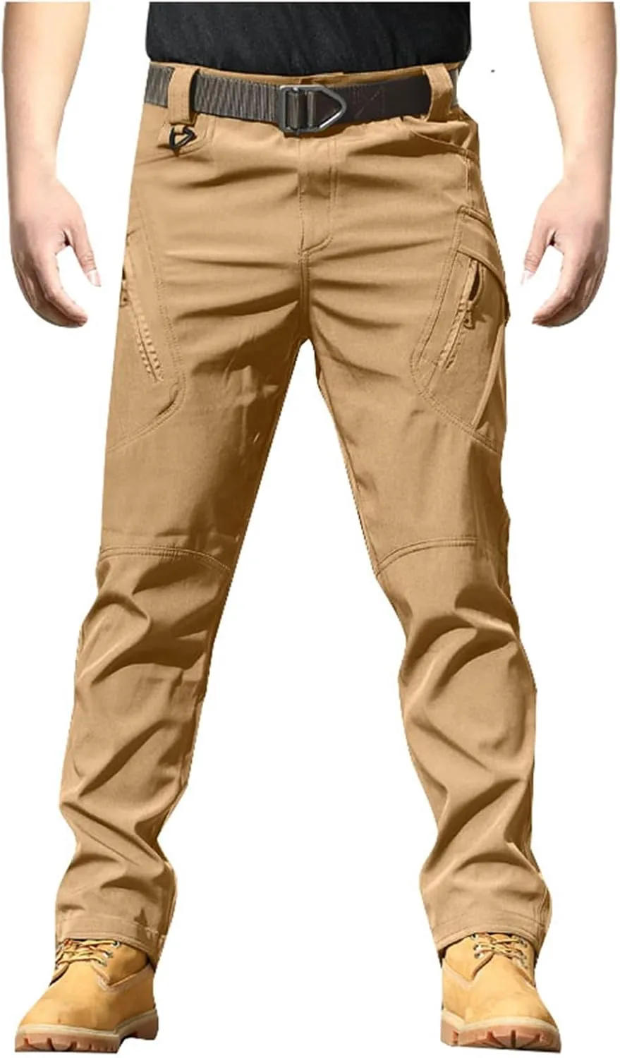 Men's Tactical Pants Classic Fit Cargo Pants Joggers Running Workout Gym Track Golf Pants Work Trousers