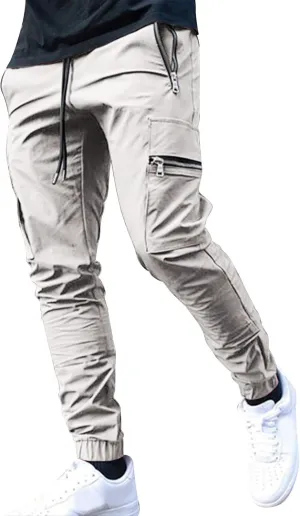 Men's Wide Leg Flare Sweatpants Slim Fit Stretch Pants for Men Skinny Fit Black Slacks Men Men's Sports Track Pants