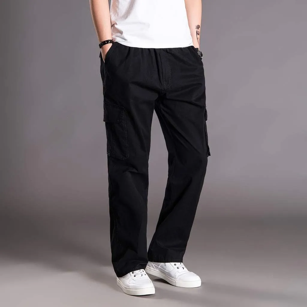 MIDOO Golf Pants Men Tapered Leg Casual Drawstring Waist Joggers Lightweight Breathable Active Athletic Fishing Hiking Pants