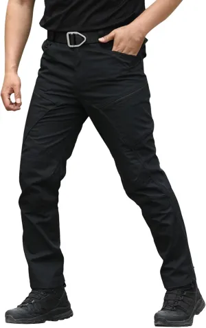 MIDOO Golf Pants Men Tapered Leg Casual Joggers Pants Stretch Drawstring Elastic Waist Tapered Leg Sweatpants with Pockets
