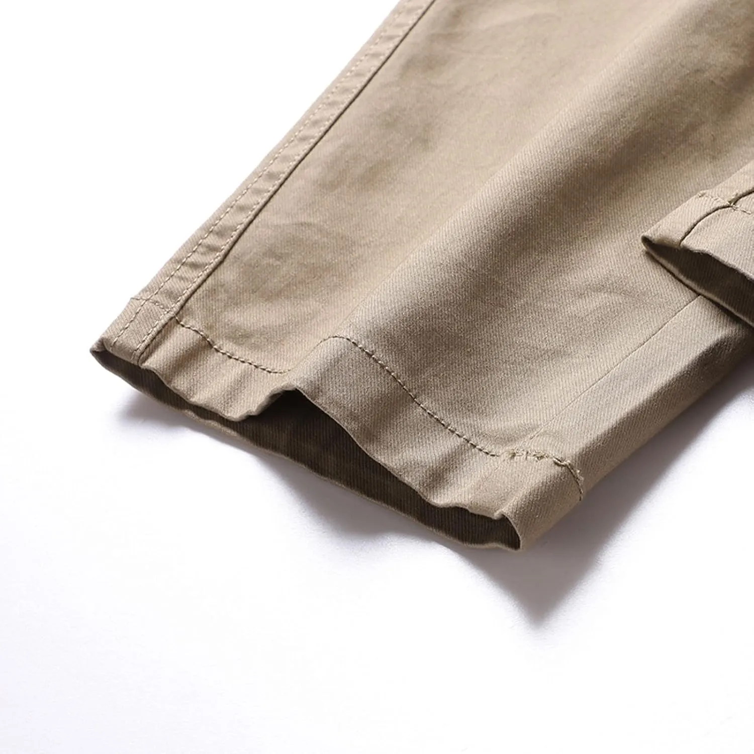 MIDOO Mens Tactical Pants Stretch Flex Casual Joggers Pants Stretch Drawstring Waistband Tapered Leg Sweatpants with Pockets