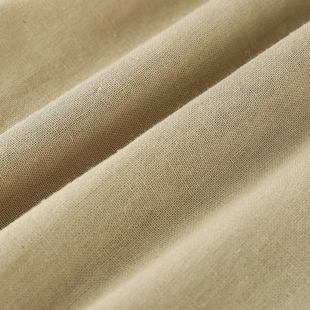 Pant Petite Loose Women Straight Summer Pants High Casual Waist Long Solid Cotton Pants Womens High