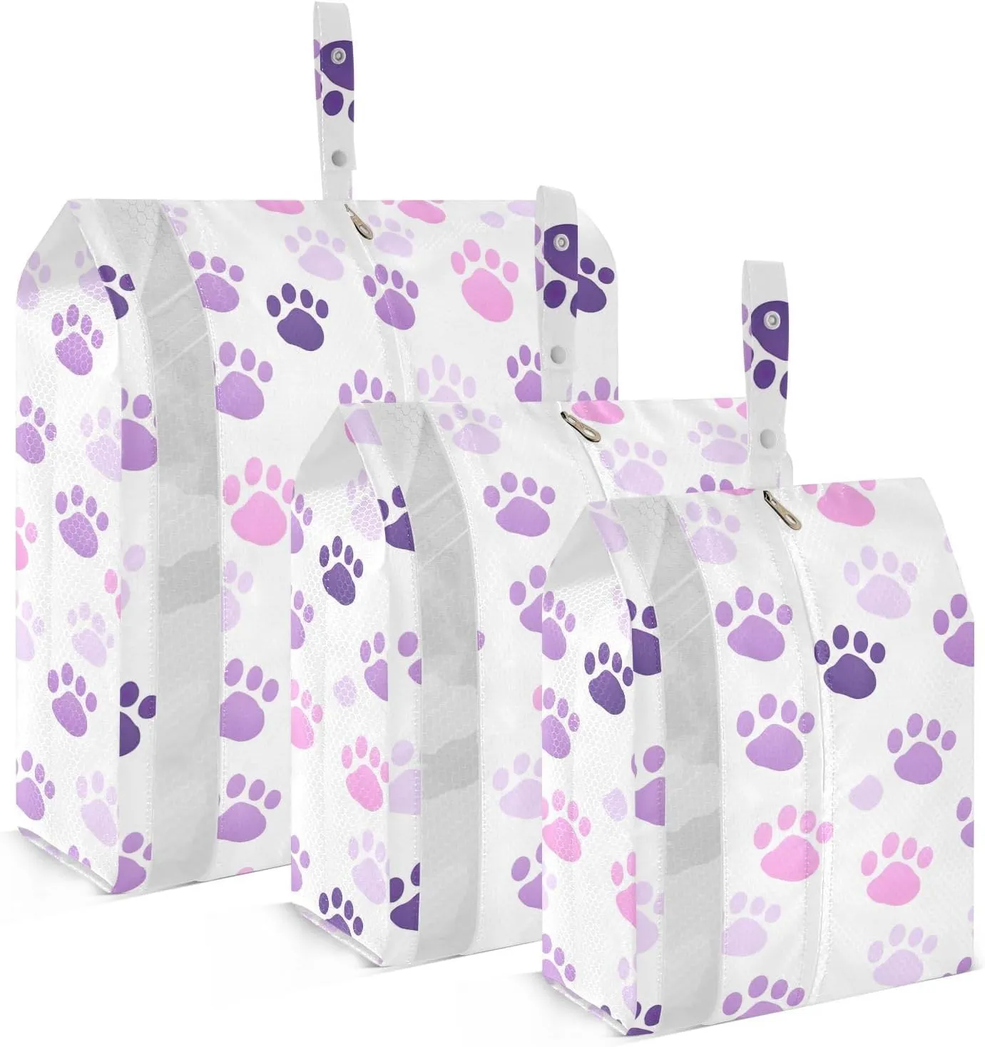 Paw Cute Packing Cubes for Travel 3 Set Compression Travel Bags Luggage Organizers for Packing