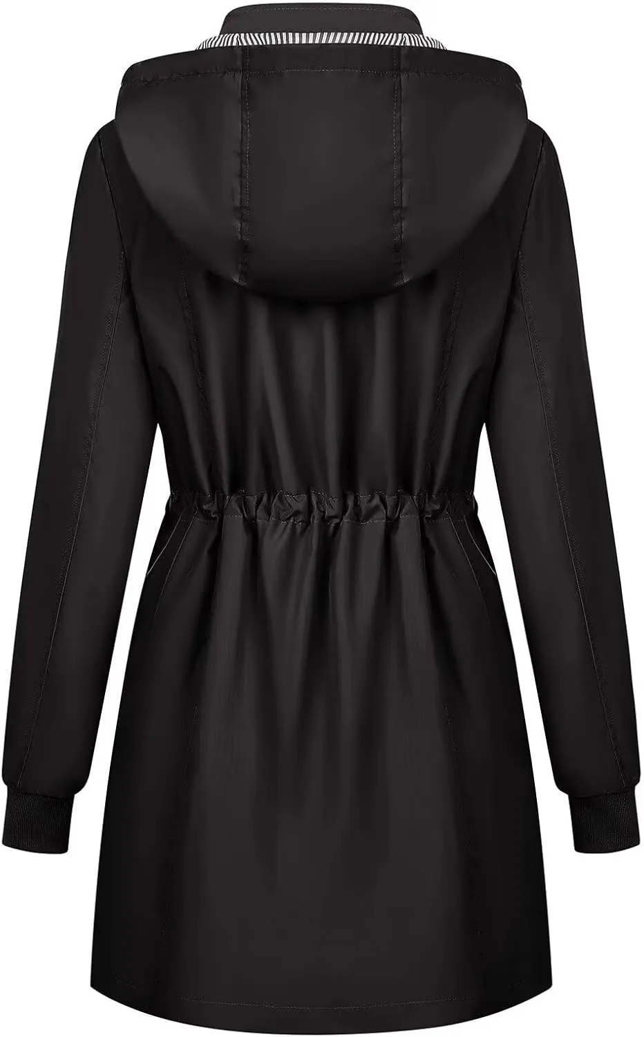 PITINAN Rain Jackets For Women Waterproof Rain Coats with Hood Lightweight Windbreaker Outdoor Womens Raincoats