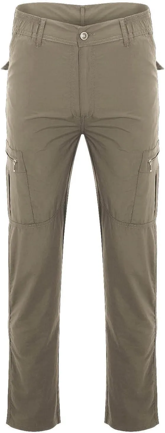 Quick Dry Tactical Cargo Pants for Men Water Resistant Lightweight Outdoor Trousers Straight Leg Classic Work Pants