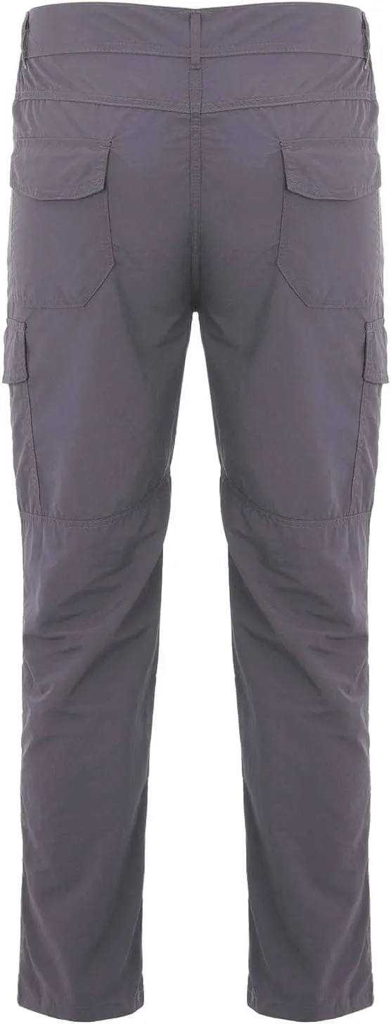 Quick Dry Tactical Cargo Pants for Men Water Resistant Lightweight Outdoor Trousers Straight Leg Classic Work Pants