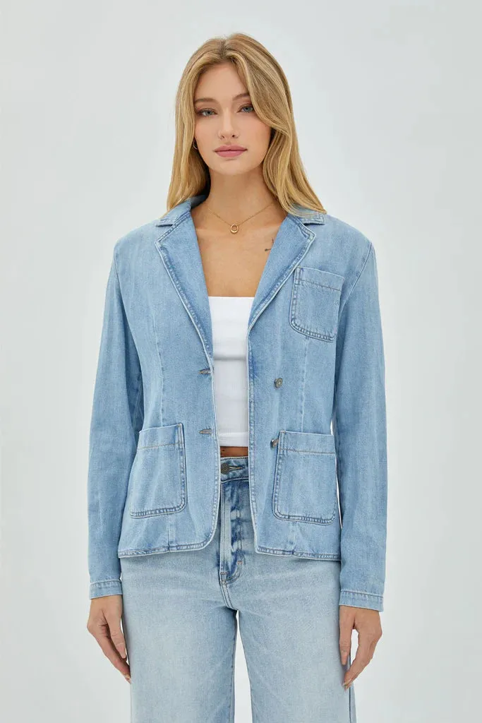 Rebel Denim Blazer by Hidden