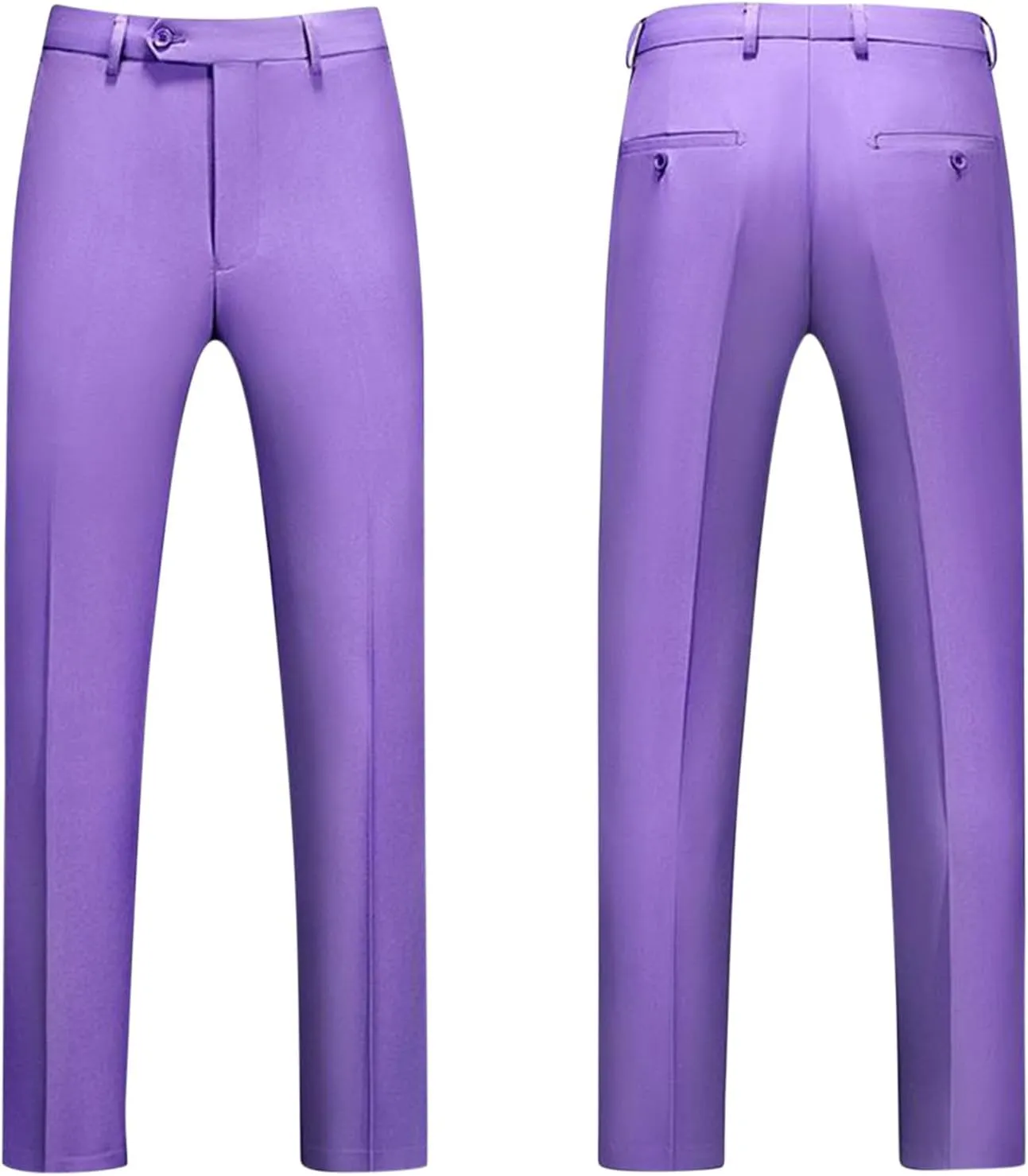 RTRDE Men's Pants Dress Pants Slim Fit Solid Color Skinny Trousers Casual Business Wedding Suit Pants, 31-40
