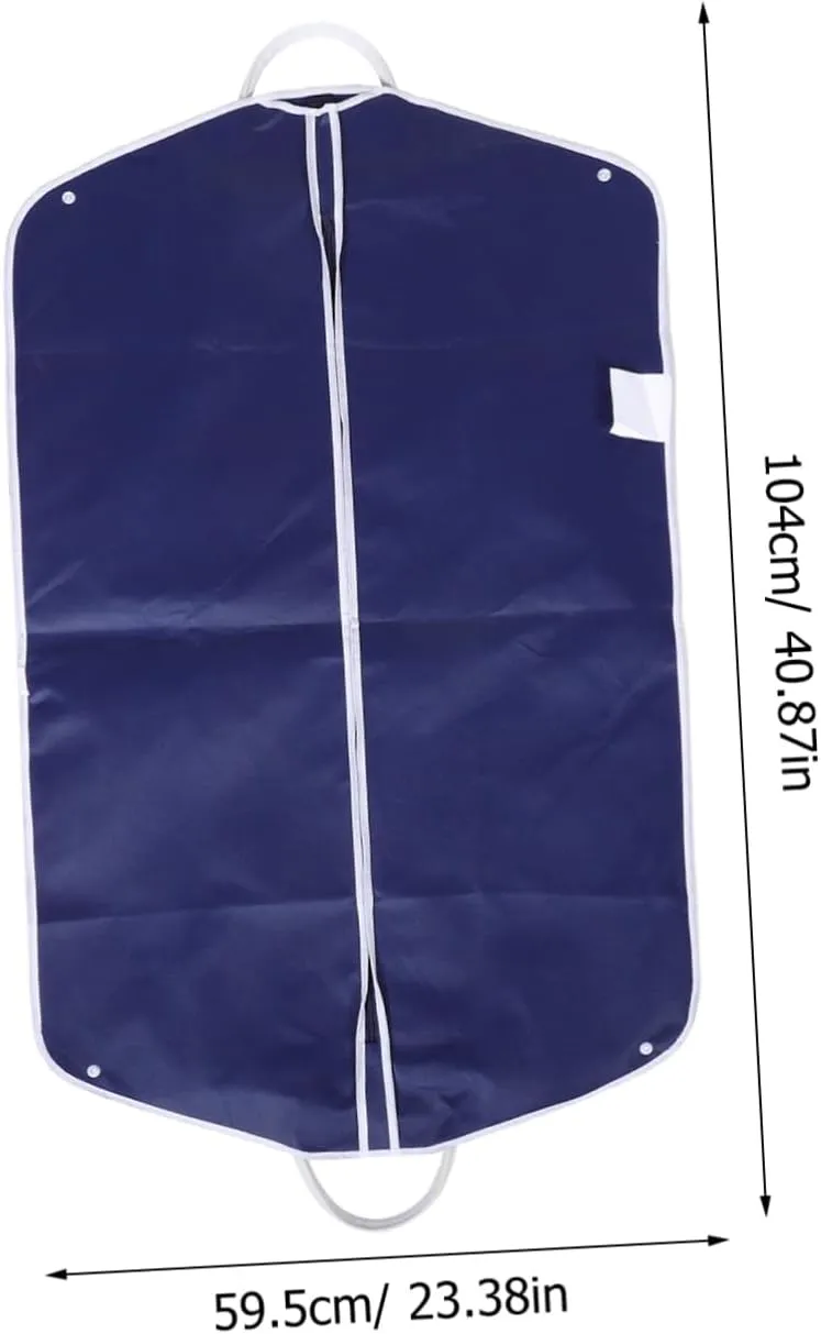 Storage for Men's Suits Heavy Duty Suit Bag for Travel Wedding Dress Costume Protection Compact Garment Bag Handle Sturdy Non-woven Fabric