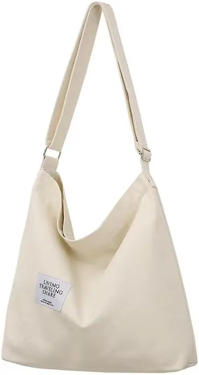 Stylish Women's Casual Canvas Shoulder Bag  Spacious, Versatile, and Fashionable Multiple Color Options for Everyday Chic