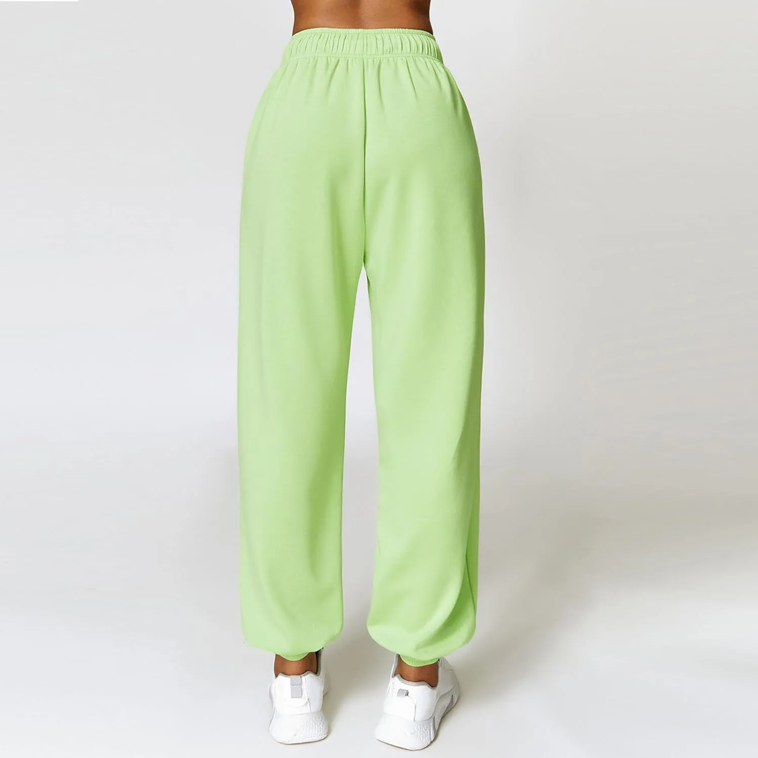 Sunwittafy Women's High Waist Sweatpants Lined Fleece Joggers with Pockets Lounge Athletic Workout Sweat Pants Trousers