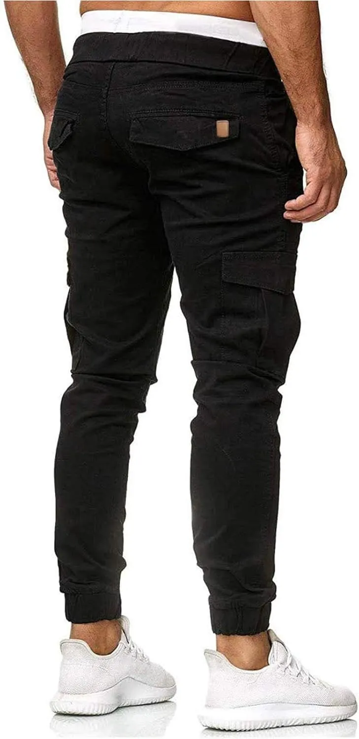 Sweatpants for Men Loose Fit Dress Pants for Men Stretch Waist Match Mens Wild Cargo Pants Corduroy Baggy Pants Mens