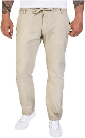 Sweatpants for Men Tapered Classic Slacks Athletic Elasticated Waist Solid Color Split Elasticated Comfort Cargo Dark