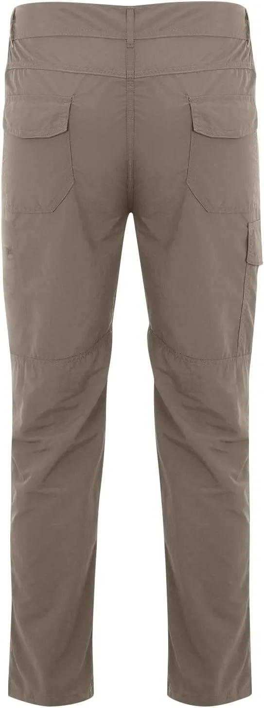 Tactic Pants for Men Hiking Water Resistant Ripstop Flex Cargo Pants Multi Pockets Outdoor Lightweight Trousers