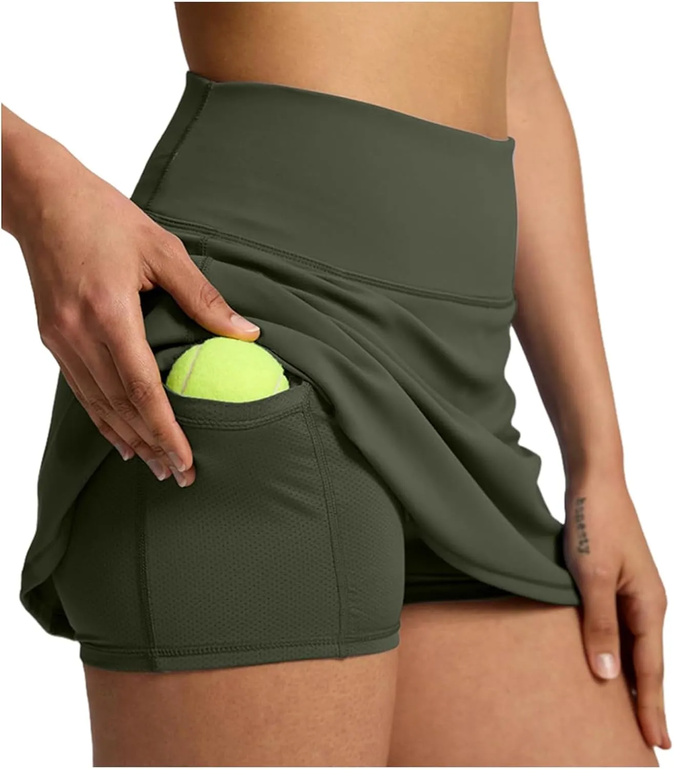 Tennis Skirts for Women with Shorts High Waisted Athletic Golf Skorts with Pockets Summer Flowy Lightweight Outfits