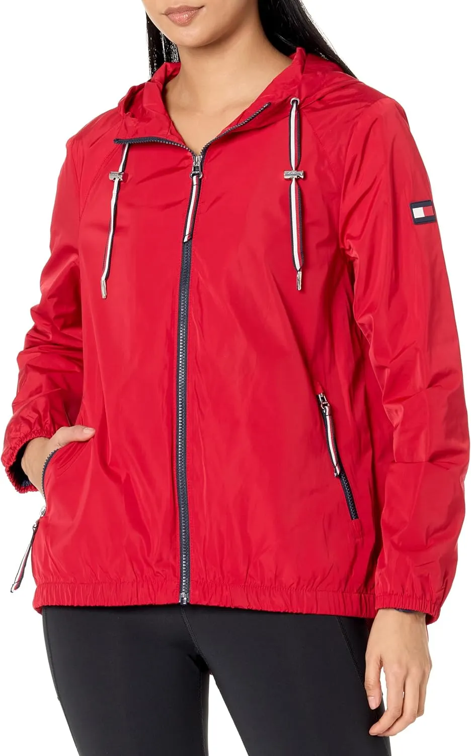 Tommy Hilfiger Women's Lightweight Everyday Weather Resistant Windbreaker