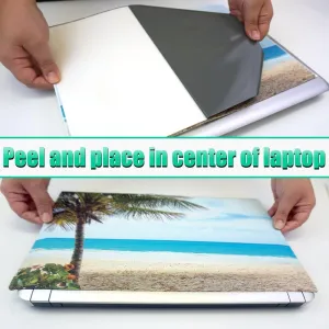 Universal 13" Laptop Skin -Mini Galaxy Bots| MightySkins Protective, Durable, and Unique Vinyl Decal wrap Cover