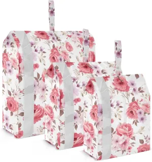 Vintage Pink Purple Peonies Packing Cubes for Travel 3 Set Travel Bags Organizer Luggage Accessories for Luggage