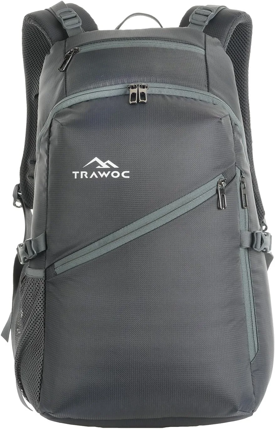 VIPER 40L Travel Backpack-Versatile 40L Bag for Men & Women,Laptop Backpack with Water-Resistant Fabric-LHK006-Grey