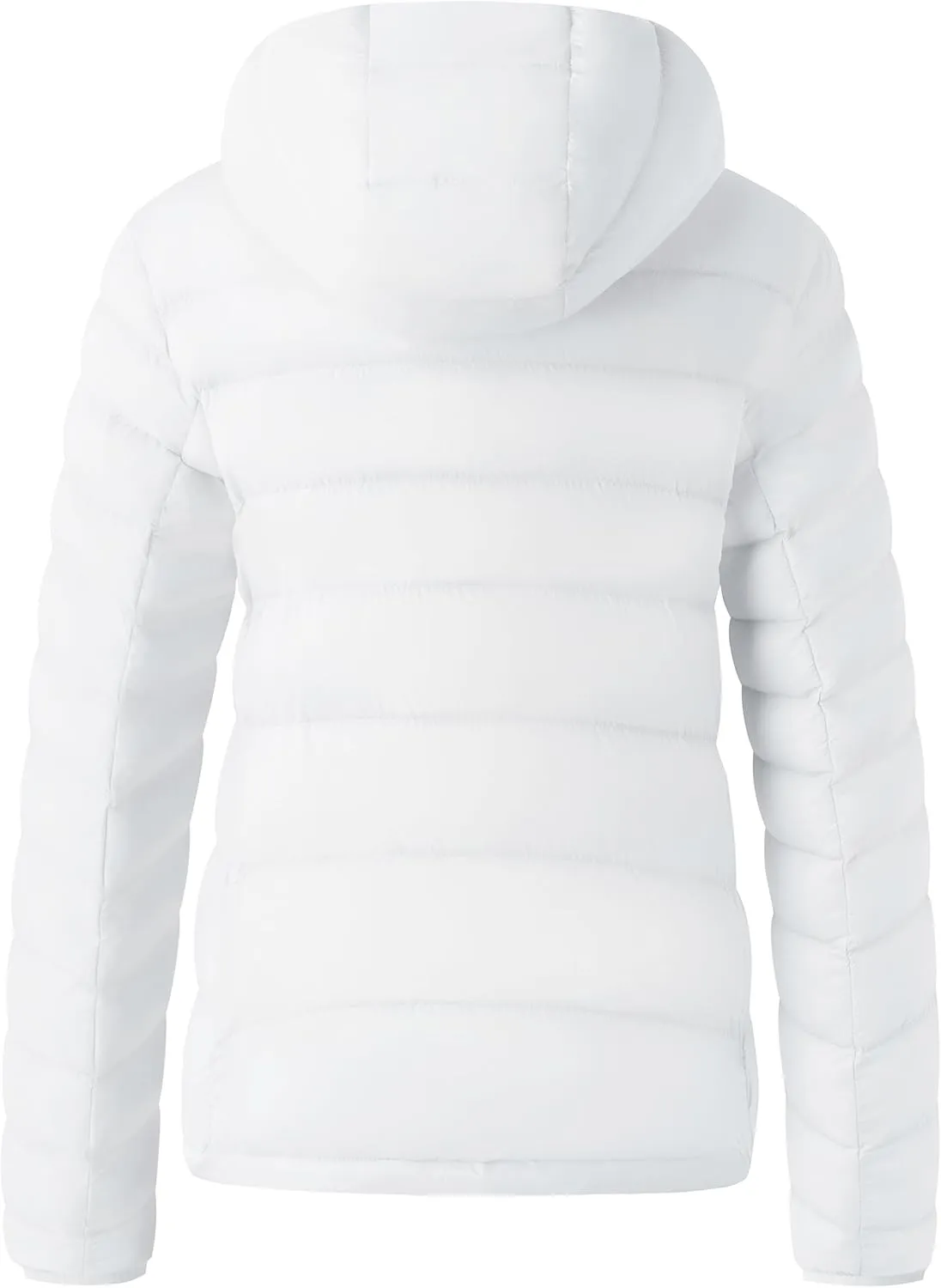 wantdo Women's Waterproof Winter Jacket Lightweight Hooded Down Jackets Packable Quilted Warm Winter Coat