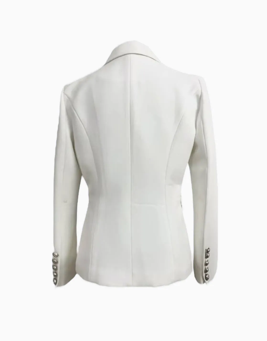 White Cotton Slim Women’s Blazer