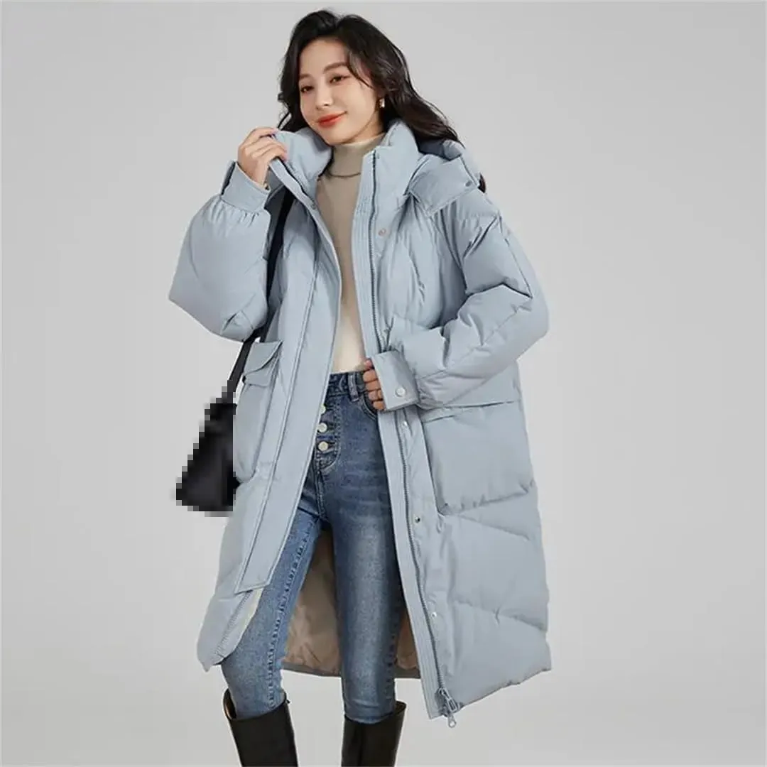 Woman Winter Parkas Casual Women's Hoodies Thick Oversize Long Padded Coat Down Cotton Coats