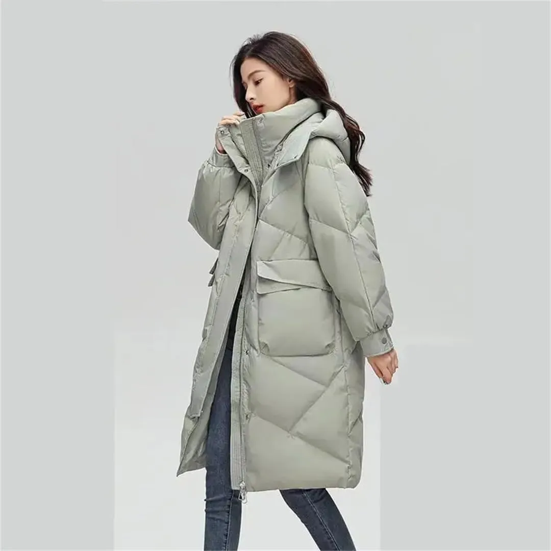 Woman Winter Parkas Casual Women's Hoodies Thick Oversize Long Padded Coat Down Cotton Coats