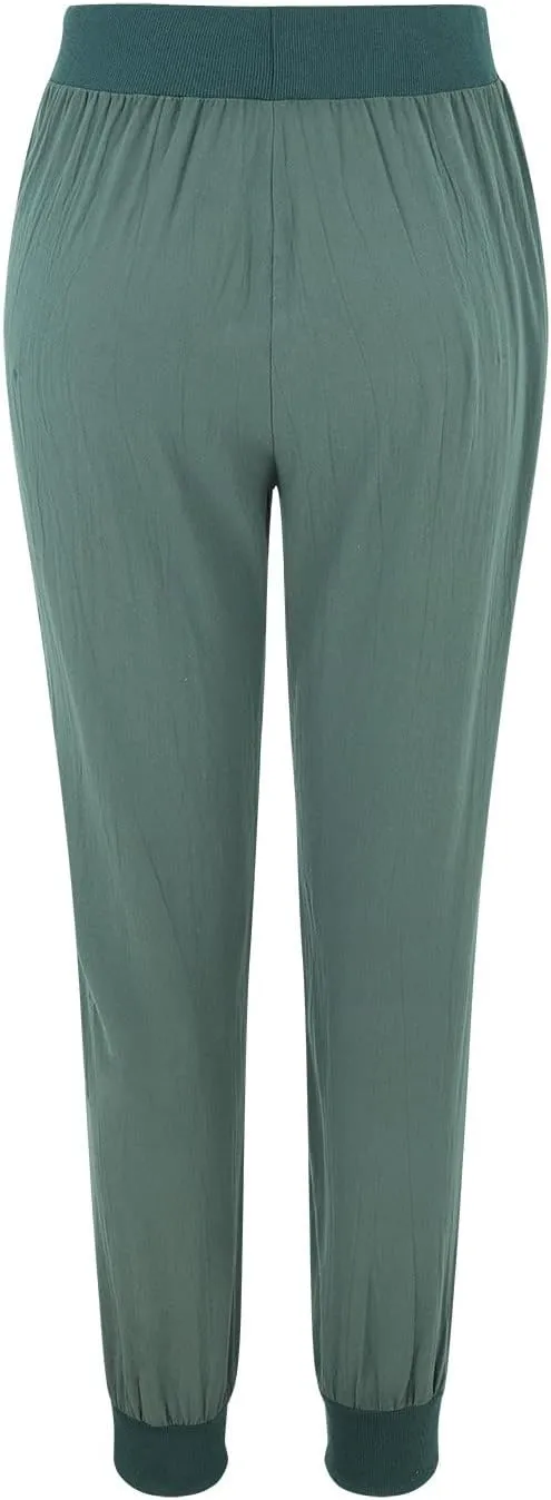 Women Cotton Linen Summer Boho Palazzo Pants High Waist Bootcut Slim Fit Palazzo Pants Trendy