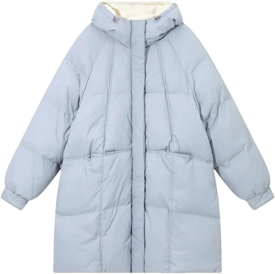 Women Down Jackets Coat Winter Thick Warm Long Oversized Female Puffer Cotton Padded Outwear