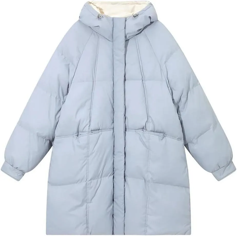 Women Down Jackets Coat Winter Thick Warm Long Oversized Female Puffer Cotton Padded Outwear