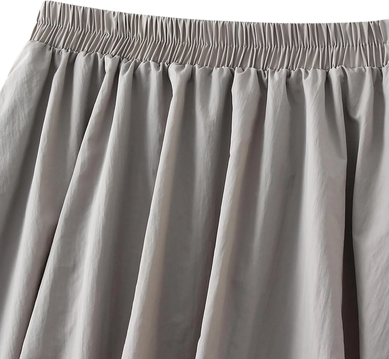 Women Y2K Bubble Maxi Skirt Elastic High Waist Pleated Flowy A Line Long Puff Skirts Ruffle Hem Balloon Skirts