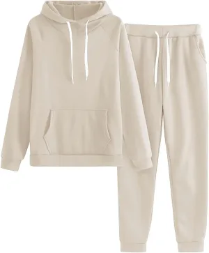 Womens 2 Piece Outfits Long Sleeve Crewneck Graphic Tracksuit Sweatshirt Baggy Fall Fashion Sweatpants Sets