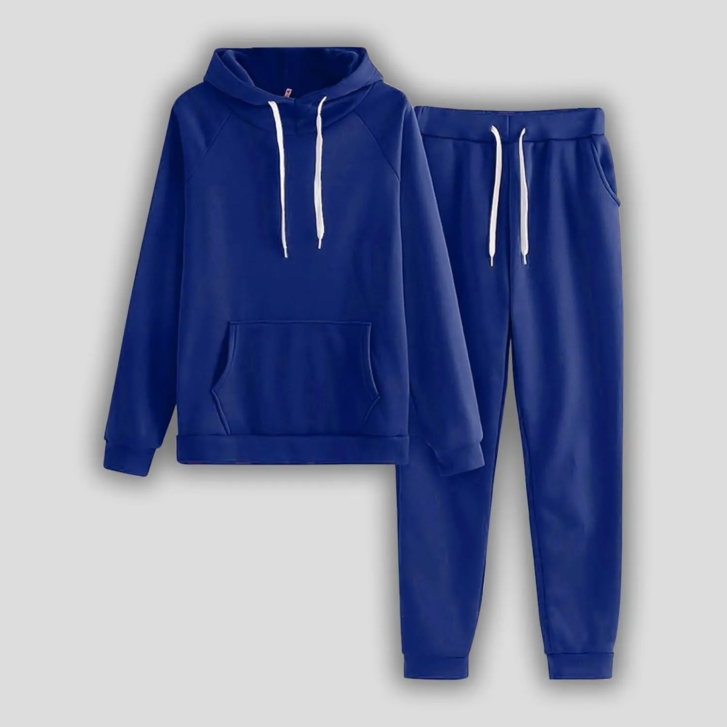 Women's 2 Piece Outfits Lounge Set Long Sleeve Crewneck Workout Sweat Sweatshirt Wide Leg Sweatpant Sweatsuit