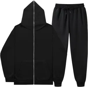 Women's 2 Piece Outfits Lounge Set Long Sleeve V Neck Drawstring Tracksuit Pullover Sweatshirt Jogger