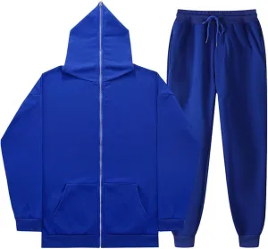 Women's 2 Piece Outfits Lounge Set Long Sleeve V Neck Drawstring Tracksuit Pullover Sweatshirt Jogger
