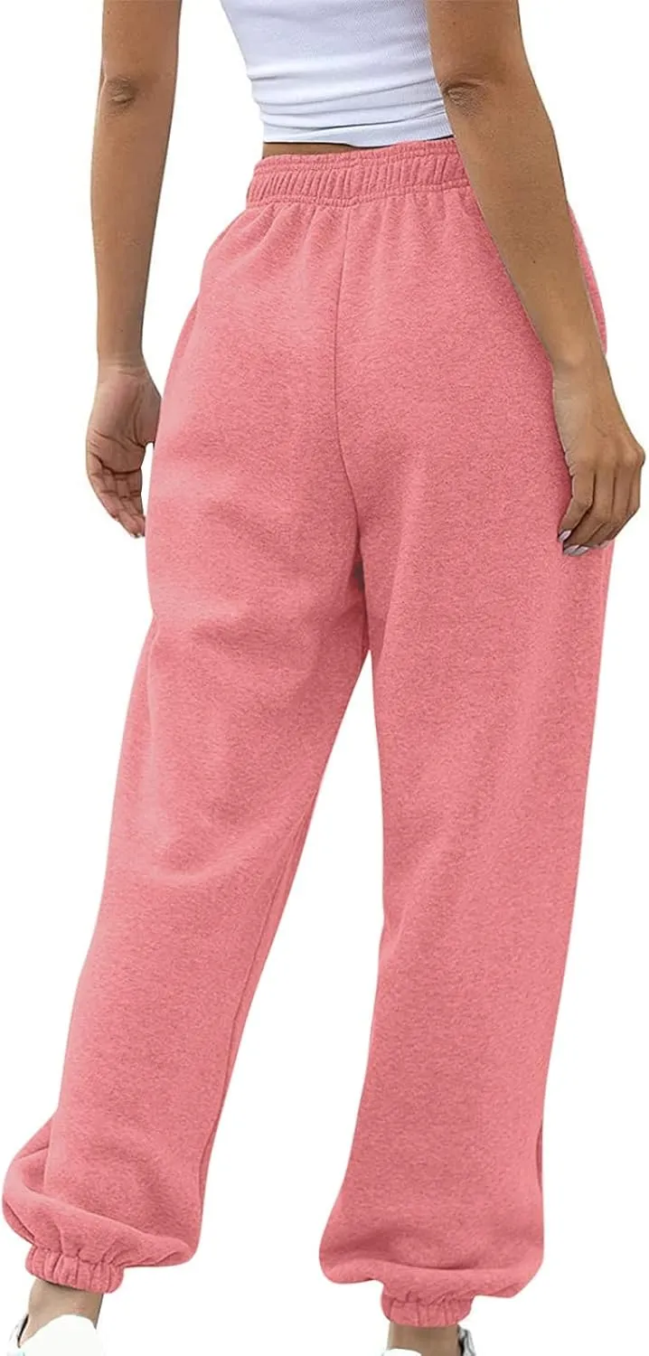 Women's Cotton Linen Summer Floral Palazzo Lounge Pants Elastic Waisted Ankle Length Slim-Fit Trousers Travel