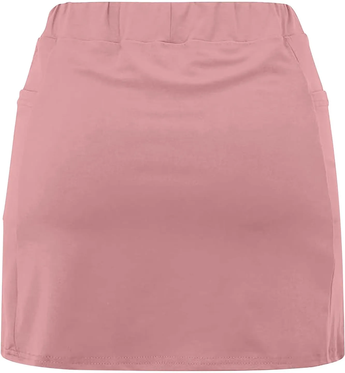 Women's Golf Skorts Color Block Skirt with Built-in Shorts Summer Tennis Athletic Skort Vacation Running Clothes 2025