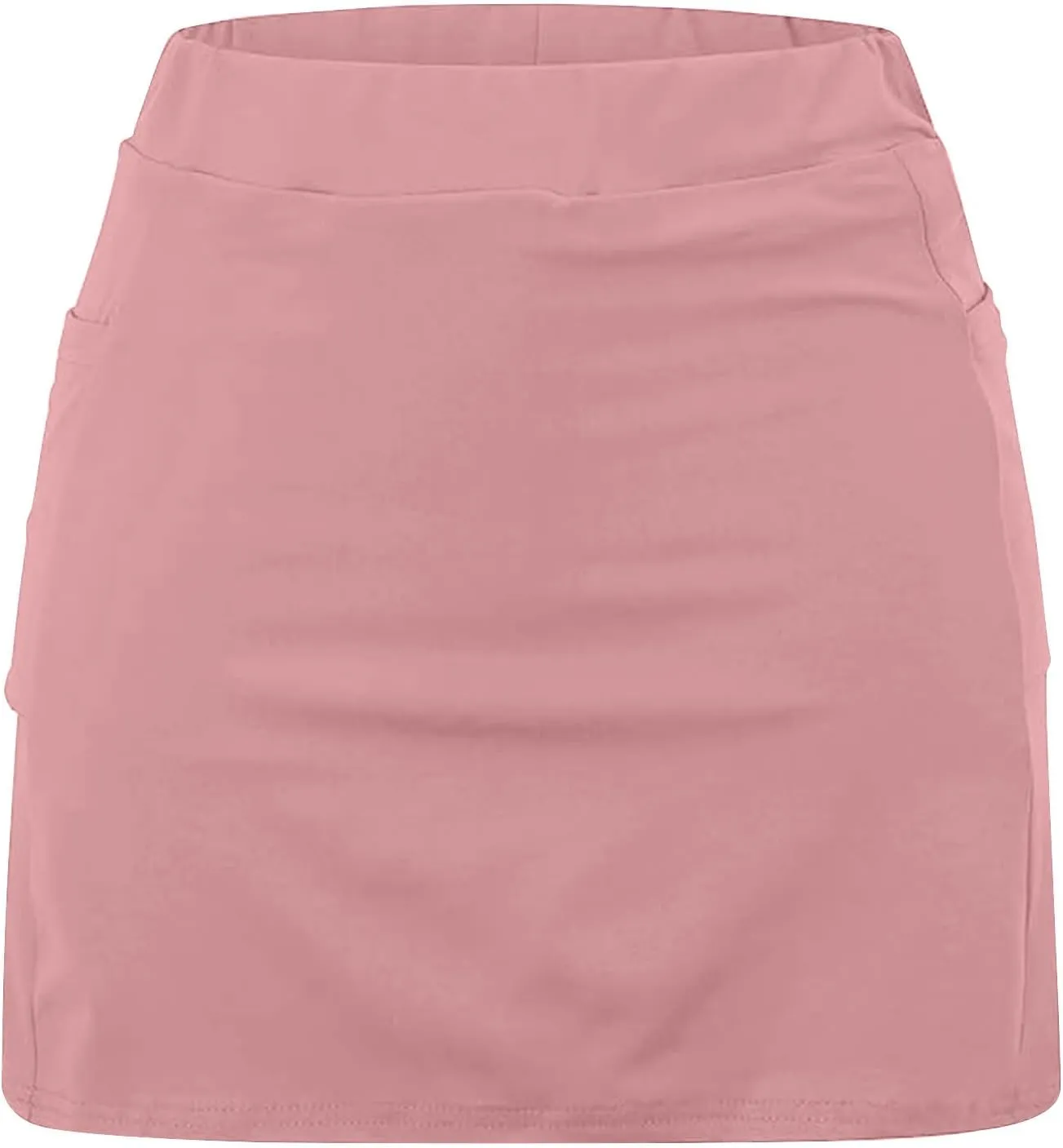 Women's Golf Skorts Color Block Skirt with Built-in Shorts Summer Tennis Athletic Skort Vacation Running Clothes 2025