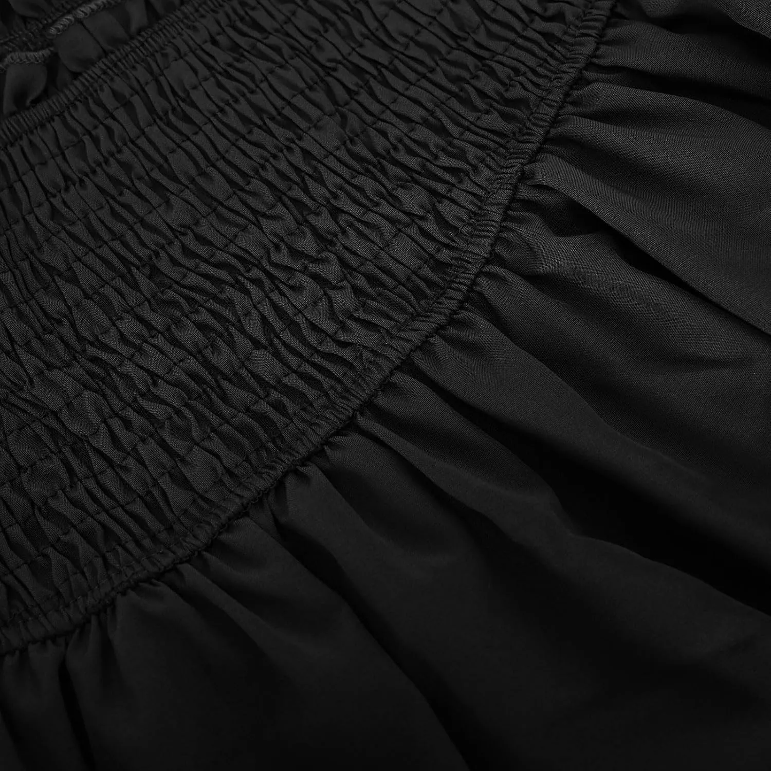Women's Mini Skirt Elastic High Waist Pleated Skirt Double Layered Ruffle Short Skirt Cute Tiered Sports Skirt