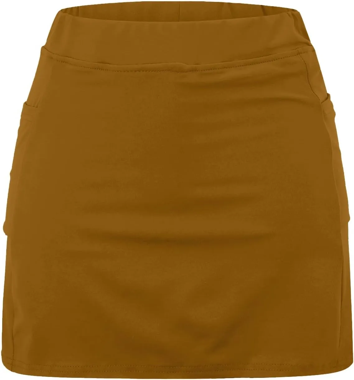 Women's Tennis Skirts Fashion Stretchy High Waist Golf Inner Shorts Sports Plus Size Solid Running Workout Athletic Skorts