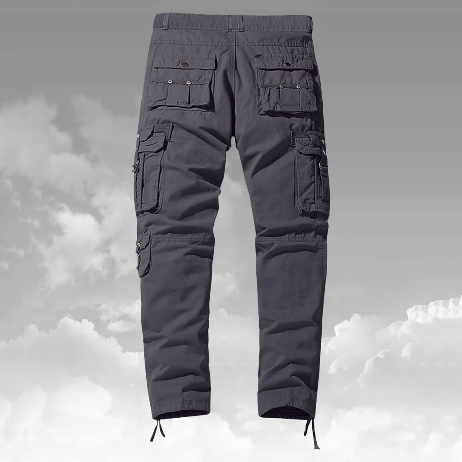 Work Pants for Men Construction Flex Casual Hiking Pants Workout Joggers Stretch Twill Track Sweatpants Multi Pockets