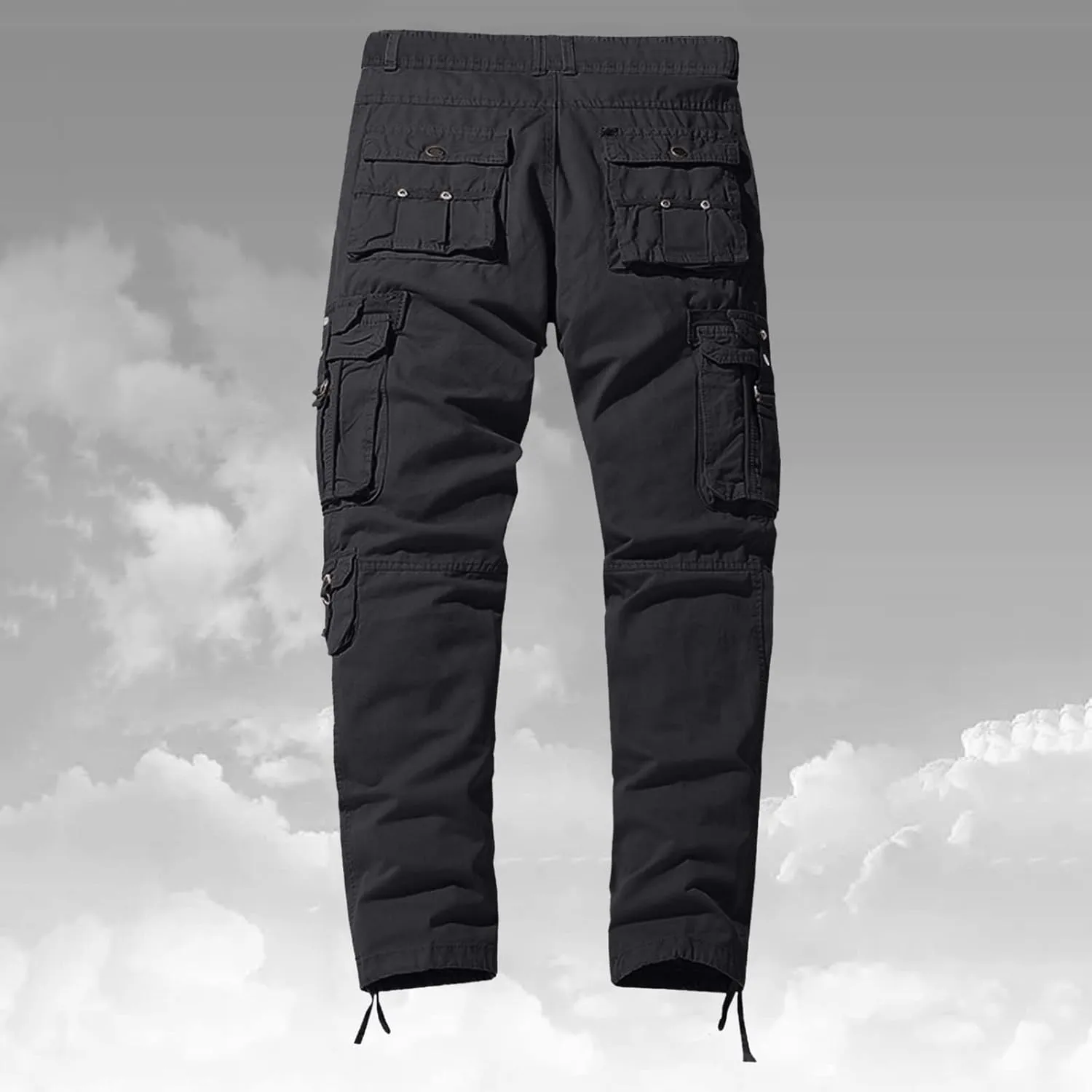 Work Pants for Men Construction Flex Casual Hiking Pants Workout Joggers Stretch Twill Track Sweatpants Multi Pockets